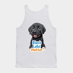 Black Labs Matter Tank Top